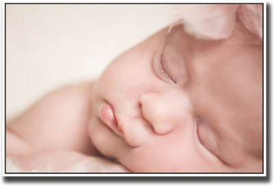

Cute face of sleeping baby Fine Art Print(12 inch X 18 inch, Rolled)