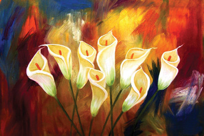 

WHITE TULIPS 12X18 INCHES Fine Art Print(12 inch X 18 inch)