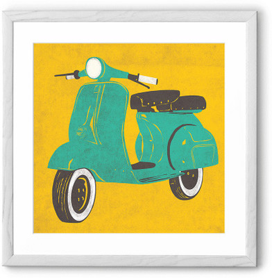 

Scooter Fine Art Print(24 inch X 24 inch, Framed)