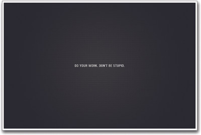 

Do Your Work Quote Paper Print(12 inch X 18 inch)