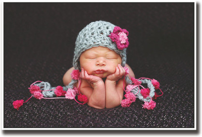 

Adorable baby with eyes closed Fine Art Print(12 inch X 18 inch, Rolled)