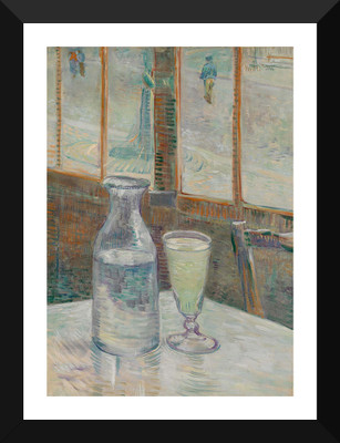 

Tallenge Old Masters Collection - The Still Life With Absinthe By Vincent Van Gogh - Premium Quality A3 Size Framed Poster Paper Print(17 inch X 12 inch, Framed)
