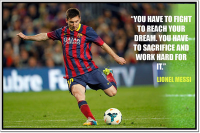 

Printelligent Digital Print Shopolica Lionel Messi Quotes poster - 10155 Paper Print(12 inch X 18 inch, Rolled)