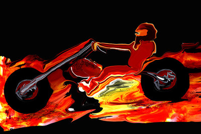 

Artistic Bike Poster Photographic Paper(12 inch X 18 inch)
