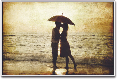 

Kiss Love Umbrella Paper Print(12 inch X 18 inch)