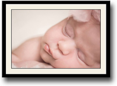 

Cute face of sleeping baby Fine Art Print(10 inch X 14 inch, Framed)