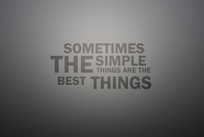 

Posterhouzz Simple Things Are The Best - Motivational Poster Paper Print(12 inch X 18 inch, Rolled)