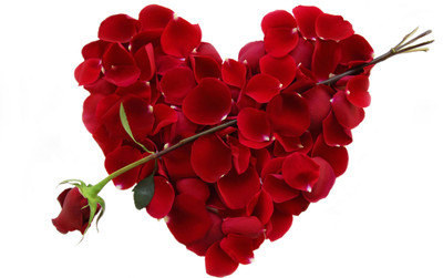 

Heart of Roses - Medium Size Ready To Frame Rolled Digital Art Print On Photographic Paper(24 inch X 18 inch, Rolled)