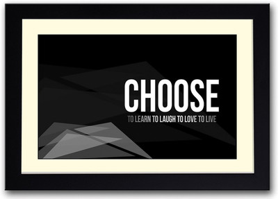 

Choose to Learn Fine Art Print(14 inch X 20 inch, Framed)