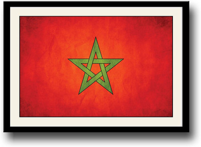 

Red Star symbol Fine Art Print(10 inch X 14 inch, Framed)