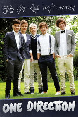 

Athah Poster One Direction Standing Signatures Global Official Paper Print(18 inch X 12 inch, Rolled)