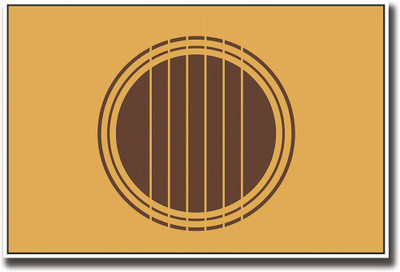 

guitar Minimal Music Fine Art Print(12 inch X 18 inch, Rolled)