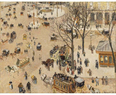 

Tallenge Modern Masters Collection - La Place due Théâtre Français by Camille Pissarro - A3 Size Premium Quality Rolled Poster Paper Print(16.5 inch X 11.7 inch, Rolled)