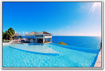 

Turquoise Paradise Beach Paper Print(12 inch X 18 inch)