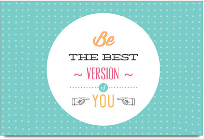 58% OFF on Best Version of You Poster Paper Print(12 inch X 18 inch)