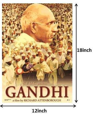 

Gandhi - Richard Attenborough Photographic Paper(18 inch X 12 inch)