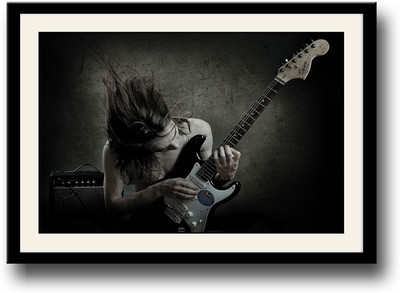 

Guitar Player Fine Art Print(10 inch X 14 inch, Framed)