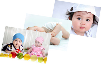 

Pack Of Three Cute Baby Posters (13) Paper Print(12 inch X 18 inch, Streched)