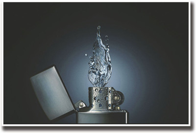 

Lighter with water flame Fine Art Print(12 inch X 18 inch, Rolled)