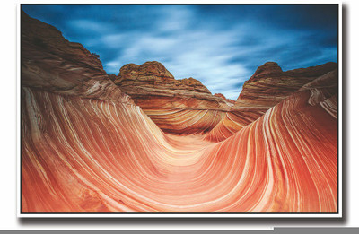 Posterhouzz Orange river bed Fine Art Print(12 inch X 18 inch, Rolled)