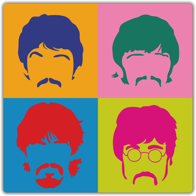 

Los Beatles Paper Print(12 inch X 12 inch, Hardboard Mounted)