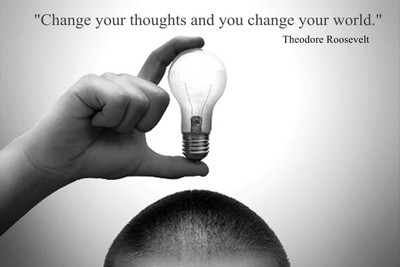 

Oshi - Change Your World Motivation Quote Paper Print(12 inch X 18 inch, Stretched)