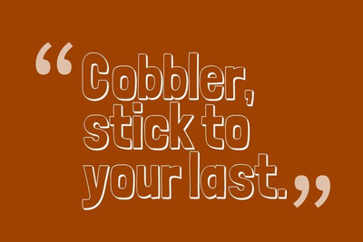 

Posterhouzz Cobbler Poster Fine Art Print(12 inch X 18 inch, Rolled)