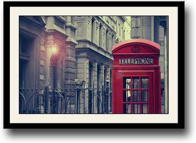 

Telephone Booth Fine Art Print(10 inch X 14 inch, Framed)