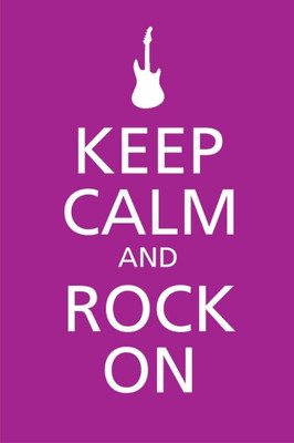 Posterhouzz Keep Calm and Rock On Fine Art Print(18 inch X 12 inch, Rolled)