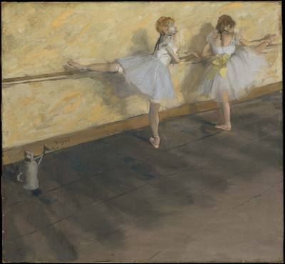 

Tallenge - Dancers Practicing At The Bar by Edgar Degas - A3 Size Unframed Poster Paper Print(16.5 inch X 11.6 inch)