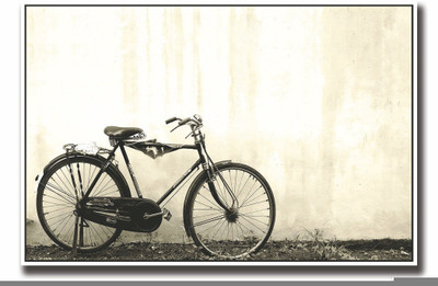 

Posterhouzz Bicycle B&W Fine Art Print(12 inch X 18 inch, Rolled)