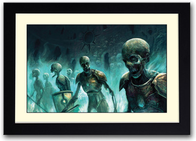 

Zombies Fine Art Print(14 inch X 20 inch, Framed)