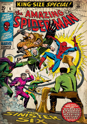 

Spider man king size special poster (Officially Licensed) Paper Print(24 inch X 16 inch, Rolled)