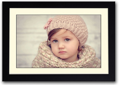 

Cute Girl With Hat Fine Art Print(14 inch X 20 inch, Framed)