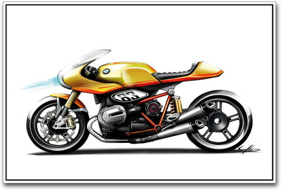 

Artistic Sports Bike Photographic Paper(12 inch X 18 inch)