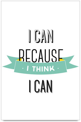 58% OFF on I Think i Can Poster Paper Print(18 inch X 12 inch) 58% OFF on I Think i Can Poster Paper Print(18 inch X 12 inch)