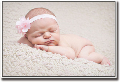 

Round face baby Fine Art Print(12 inch X 18 inch, Rolled)