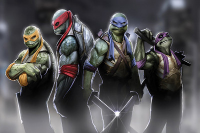 

Turtles poster Paper Print(12 inch X 18 inch, Rolled)
