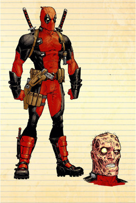 

Deadpool page (Officially Licensed) poster Paper Print(18 inch X 12 inch, Rolled)