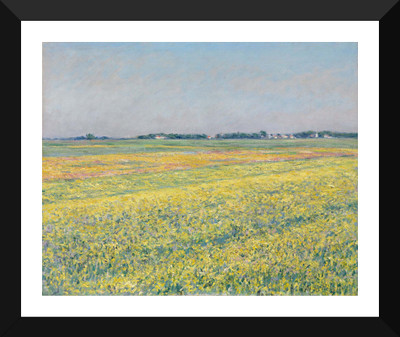 

Tallenge Old Masters Collection - The plain of Gennevilliers, yellow fields by Gustave Caillebotte - Premium Quality A3 Size Framed Poster Paper Print(17 inch X 12 inch, Framed)