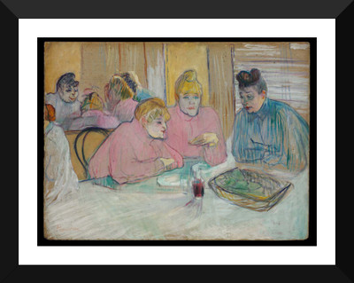 

Tallenge Modern Masters Collection - The Ladies in the Dining Room by Henri de Toulouse-Lautrec - Premium Quality A3 Size Framed Poster Paper Print(17 inch X 12 inch, Framed)