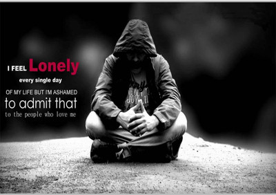 

Posterhouzz I Feel Alone Paper Print(12 inch X 18 inch, Rolled)