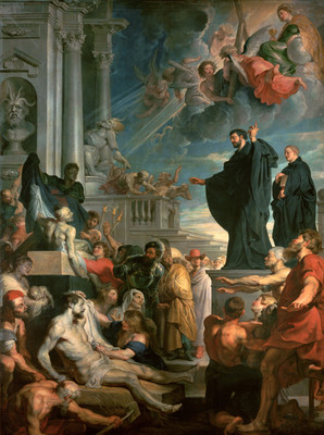 10% OFF on The Miracles of St. Francis Xavier Fine Art Print(24 inch X 18 inch)