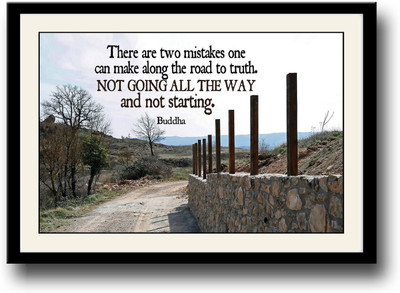 

Buddha motivational quote Fine Art Print(10 inch X 14 inch, Framed)