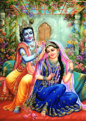 

Tallenge - Radha Krishna Love - A3 Size Rolled Poster Paper Print(16.5 inch X 11.7 inch, Rolled)