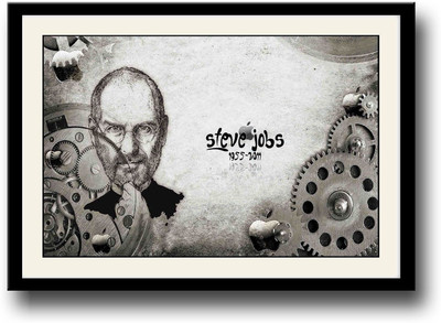 RIP Steve Jobs Fine Art Print(10 inch X 14 inch, Framed)
