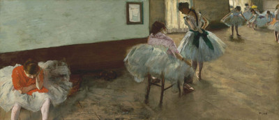 

Tallenge - The Dance Lesson by Edgar Degas - A3 Size Unframed Poster Paper Print(16.5 inch X 11.6 inch)