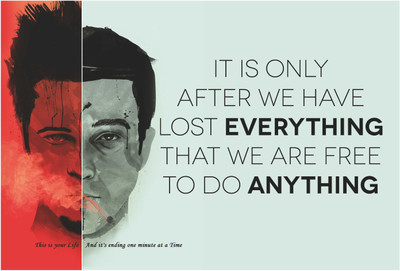 

Fight Club Quotes Photographic Paper(13 inch X 19 inch, Rolled)