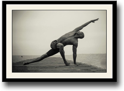 

Men Exercise Fine Art Print(10 inch X 14 inch, Framed)