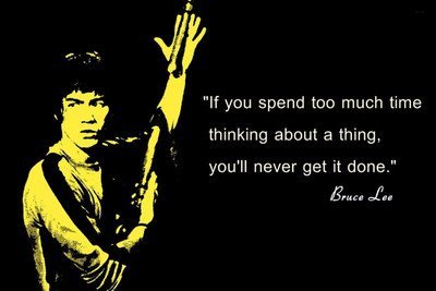 

Oshi - Bruce Lee Motivational Quote (5) Paper Print(12 inch X 18 inch, Rolled)